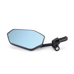 LinkMejor Bicycle Rearview Mirror 360° Adjustable Anti-glare HD MTB Handlebar Reflective Mirror for Riding Safety