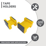 2pcs Edge Tape Straightener Kit Woodworking Joinery Solution for 15mm 18mm 25mm 30mm Paper Edge Banding Trimmer Tools Woodcraft Tape Holder