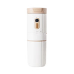 Comfook 15W 2-in1 Portable Coffee Grinder & Travel Mug 400ml Insulated Cup Built-in Pour Over Filter Rechargeable Coffee Maker for Travel & Office