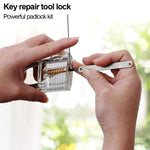 Professional Locksmith Toolkit Reliable Metal Practice Tools Set Ideal for Padlocks DIY Hand Hardware Kit
