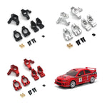 Upgraded Full Metal RC Car Parts Steering Cups C Hubs Rear Wheel Mount Seats for HNR H9804 1/10 Rally Vehicles Models Spares