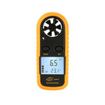LinkMejor GM816 Digital Anemometer Wind Speed Mini Air Airflow Temperature with LCD Backlight Wind Speed Meter