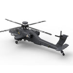 LinkMejor F11-S 1:32 AH-64 Apache Scale 2.4G 6CH GPS Altitude Hold Optical Flow Positioning 5.8G FPV Camera Dual Brushless Motor Flybarless RC Helicopter RTF