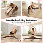 Warmounts 300lbs Capacity Leg Stretcher Split Machine for Flexibility Adjustable 0-190° Leg Stretching Equipment Suitable for Ballet Yoga Dance Gymnastics