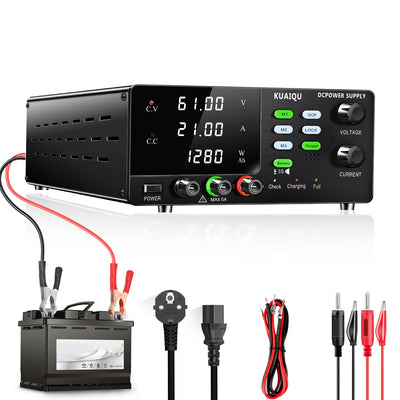 LinkMejor R-SPS-C High Power Battery Charger DC Power Supply R-SPS3020C 1200W 450W 600W 900W 0-60V 0-30A (Option) Adjustable Voltage Current Bench Power Supply OCP function
