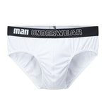 4pcs Men's Cotton Briefs Breathable Solid Color Panties Men Underwear Comfortable Loose Fit Underpants