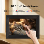 10-inch Smart WiFi Touch Digital Photo Frame Cloud Digital Photo Frame 1280*800  IPS LCD Touch Screen Built in 32GB  Storage Share Photos Via App