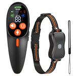 LinkMejor BC901 Remote Dog Training Collar 3300FT Long Range IP67 Waterproof Receiver 3 Modes Beep Vibration Shock Dual Channel Type-C Fast Charging Safety Light