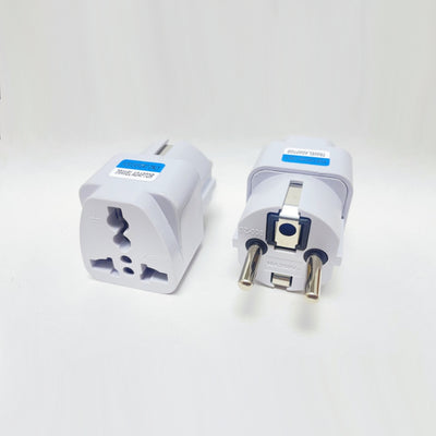 EU Travel Plug Adapter Universal Socket to European Plug Type E/F AC110-250V Voltage Converter Plug for Travel Home Use