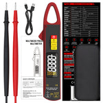 LinkMejor UX1 UX2 Digital Clamp Meter True RMS 6000 Counts AC/DC 6A/60A/100A/200A Auto Range Color Screen NCV LoZ Dual Display