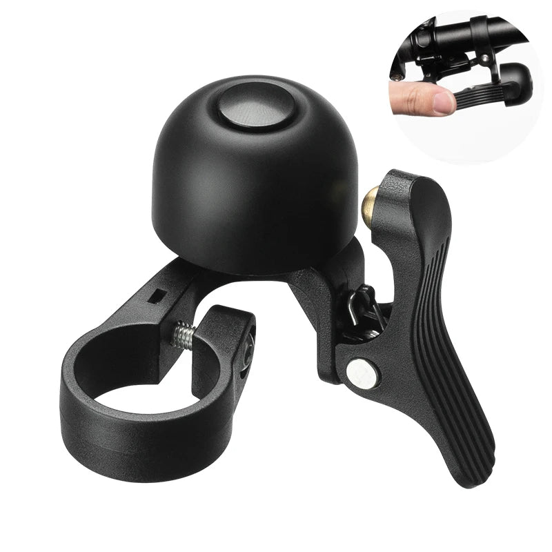 LinkMejor Bike Bell Copper Alloy Security Alert Waterproof Ring Easy Installation Crisp Bell for MTB Road Bicycle Cycling