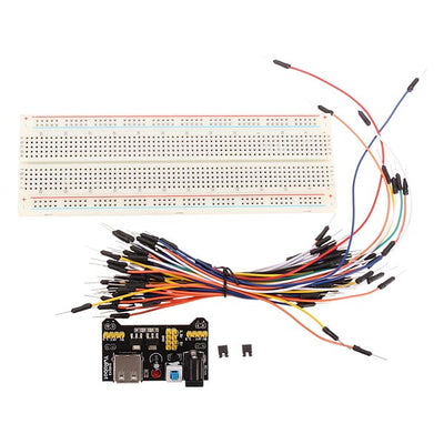 LinkMejor MB-102 MB102 Solderless Breadboard + Power Supply + Jumper Cable Kits