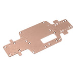 LinkMejor 284161 1/28 RC Car Metal Chassis Bottom Plate 2555 Vehicles Models Spare Parts
