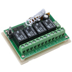 Geekcreit® 12V 4CH Channel 433Mhz Wireless Remote Control Switch With 2 Transmitter
