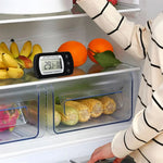 Fridge Thermometer With Hook Anti-Humidity Refrigerator Freezer Electric C/F Conversion LCD Display Digital -20°C to 50°C Temperature Monitor