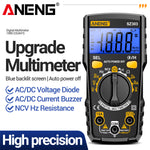 LinkMejor SZ303 Multifunctional Measure Meter with Accurate AC/DC Voltage Current Resistance Hz Reading Convenient Auto Power Off Compact Portable Backlit Display Top Electrical Testing Tool