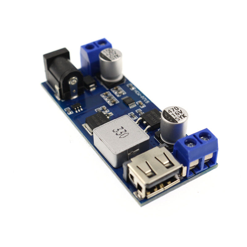 LinkMejor 30W 9-36V to 5V 6A Step-down Buck Converter Power Module USB Charging 5A High Power XH-M249
