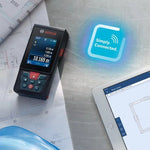 GLM150 C Laser Rangefinder 150 Meter Range Bluetooth Enabled Measuring Master APP IP54 2.8" IPS Screen with Zoom Function