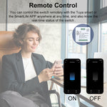 Tuya Smart WiFi/Zigbe Switch Module 10A Dry Contact Inching Mode for Motor Mini Relay App Timer Remote Voice Control with Alexa Google Home