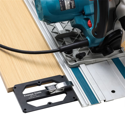 LinkMejor TOOLS Track Saw Square Right Angle Guide Circular Saw Guide Rail Angle Stop Compatible with Makita and Festool Guide Rail