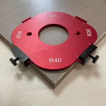 4 in 1 Woodworking Round Corner Positioning Mold Durable Precision Shaping Tool Efficient Cutting Trimming