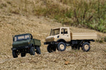 LinkMejor LD-P06 1/12 2.4G 4WD RC Car Unimog 435 U1300RC w/ LED Light Military Climbing Truck Full Proportional Vehicles Models Toys