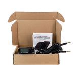 0.5W Digital Stereo FM Transmitter 76-108MHz LCD Display Type-C 3.5mm Audio Broadband Adjustable Long Distance Transmission