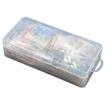 1390PCS 6 Kinds of Electronic Component Packages Resistor Electrolytic Capacitor LED Light-emitting Diode Triode Ceramic Chip Capacitor Package