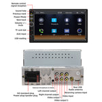 F7018C 7 Inch Touch Screen Single 1DIN MP5 Car Navigation System USB Bluetooth FM Radio Android Auto Apple CarPlay