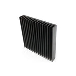 Aluminum Radiator 60 x 60 x 10 MM / 2.36''x 2.36''x 0.39''  Circuit Board Heat Sink Heatsink Cooling Cooler Fin - Black 60 x 60 x 10 MM / 2.36''x 2.36''x 0.39'' Aluminum Radiator Circuit Board Heat Sink Heatsink Cooling Cooler Fin - Black