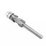 LinkMejor 1/4" Shank Woodworking Solid Carbide CNC Router Bit  Spiral Compression Top Bearing Flush Router Bit Ideal for Carving Trimming Milling