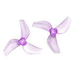 6 Pairs GEMFAN 1219S 1219 31mm 1.2Inch 3-Blade Propeller PC 0.8mm / 1mm Hole for 0703-1103 / Coreless Motor
