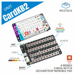 M5Stack CardKB2 Keyboard Unit ESP32-C61HF4 42-Key Portable Keyboard 2.4GHz Wi-Fi 6 BLE I2C UART BLE HID ESP-NOW USB Type-C HY2.0-4P