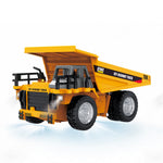 LinkMejor HG4-431 RTR 1/64 2.4G Mini RC Car Alloy Dump Truck Support App Remote Controlled LED Light Sound Engineering Vehicle Two Speed Desktop Toys Model Collection Gift For Boys