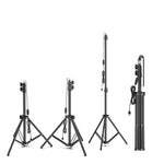 84 LED Floor Lamps with 1.8m Tripod Stand Work Light Outdoor for Family Gathering 6500-7000K IP67Brightness Height Adjustable LED Work Lamp Portable Camping Light Powered By Mible Power Bank