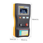 MESR-100 ESR Multimeter Capacitance Ohm Meter 100kHz 0.001 to 100.0Ω Auto-Ranging In-Circuit Testing High Precision Battery or USB Powered