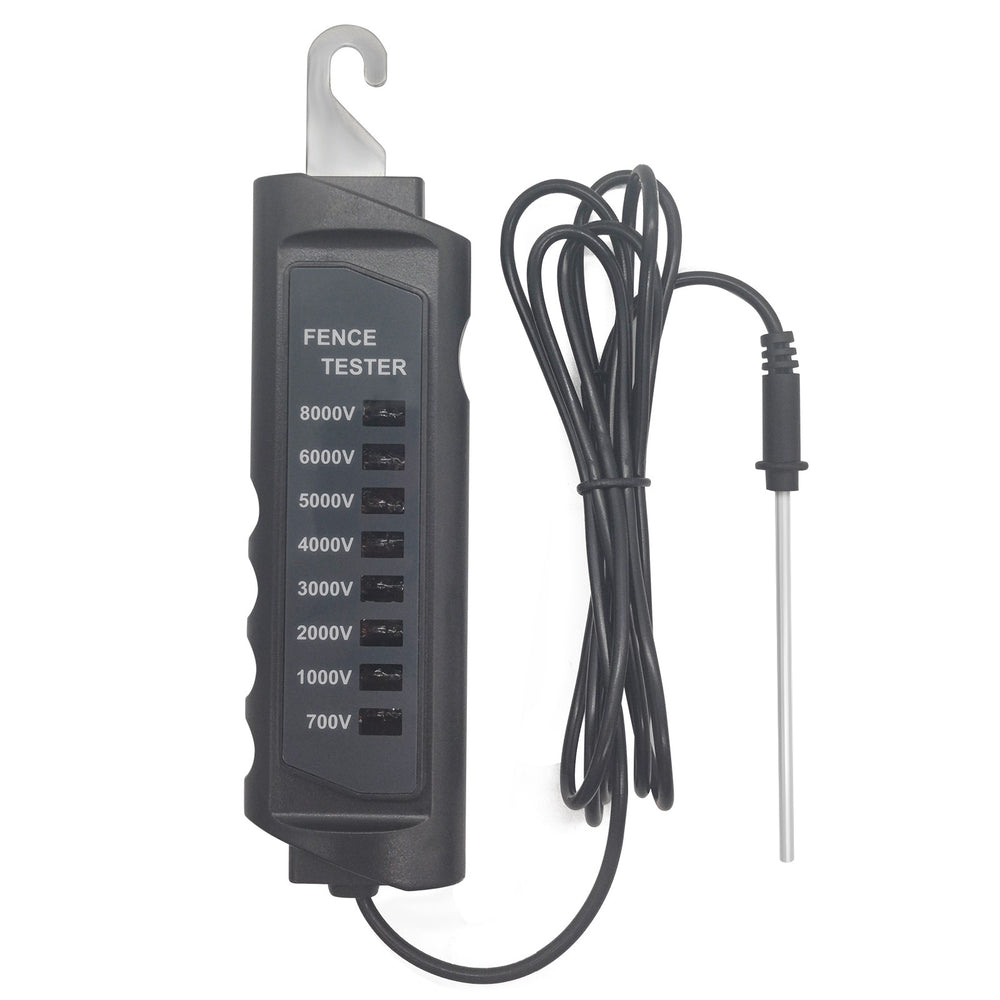 FT-891 Fence Ranch Voltage Tester 700V-8000V Ranch Farm Fence Pressure Gauge Detector Portable Fencing Energizer Voltage Meter