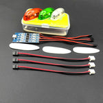 LinkMejor SL03 Wireless Night Flight LED Flash Light Built-in 85mAh LiPo Battery For RC Airplane FPV Racer Drone