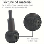 10mm Sphere Rotary Burr Sphere Rotary File Rotary Grinding Head Ball Gouge Angle Grinder Attachments for Wood Carving Grinding Polishing Engraving