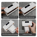 Bincoo Portable Mini Sealer 3000mAH Rechargeable for Hanging Ear Coffee Snacks Teabags