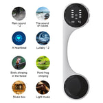 Bone Conduction Portable bluetooth Sleeping Speaker with LED Display Built-in 10 Natural Sounds White Noise TF Card Music Box Under The Pillow