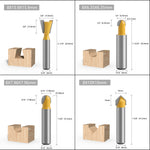 24pcs 8mm Shank Router Bit Set Woodworking Tools with Wooden Storage Case Professional Quality Clean Cuts
