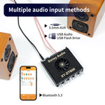 Sinilink XY-DT600 TWS 2.1-Channel Bluetooth Audio Power Amplifier Board TPA3255 DC19-51V 10A 300W*2+600W AUX USB Audio AAC SBC