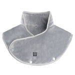 LinkMejor 3-Zone Heated Scarf Neck and Shoulder Heated Pad Soft Fabric Rapid Heat 3 Adjustable Temperature Electric Heated Shawl