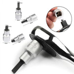 3PCS Car Hydraulic Shock Absorber Removal Tool Claw Strut Spreader Suspension Separator CR-V Stainless Steel Manual Ball Joint Bushing Tool Kit Universal For Audi For BMW For Ford