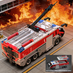 Xbert Brix 66106 Heavy Duty Airport Rescue Emergency Vehicle Fire Truck Model Building Block Assembly Kit 2776pcs Brick Set Collector's Engineering Model Kit for Adults Children Gift