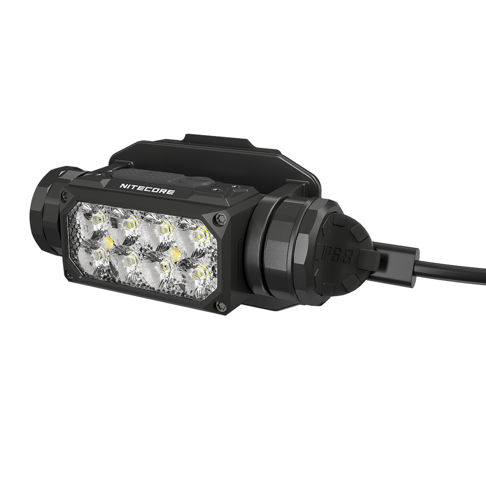LinkMejor HC65M UHE 2000LM High Lumen Headlamp Dual Beam Built-in 4000mAh Battery USB-C Rechargeable Lamp Triple Output LED Headlight