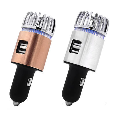 Car Air Purifier USB Charger Mini Auto Car Fresh Air anion Ionic Purifier Oxygen Bar Ozone Ionizer Cleaner Vehicle Air Freshener