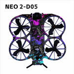 LinkMejor Waterproof PVC Stickers Drone Body Skin Protective Arm Remote Control Protector for DJI NEO 2 RC Drone