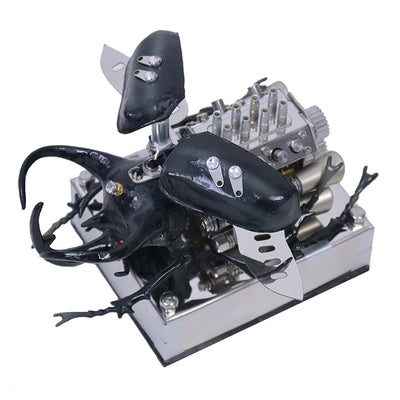 LinkMejor V8 Alloy Mechanical Model Desktop Ornament Science Discovery Toys Gifts